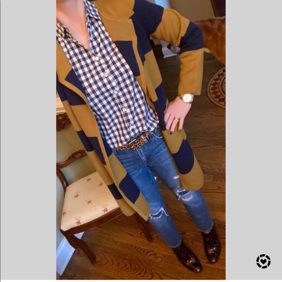 J Crew Juliette Sweater Blazer in Rugby Stripe - Picture 9 of 10